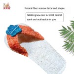 Pet Chew Toy Factory - Natural Loofah Slipper Teeth Cleaning Custom
