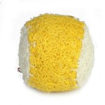Pet Ball Supplier - 5cm Loofah Ball with Bell Custom