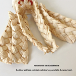 Parrot Toys Factory - Wood Rattan Balls Loofah Skewers Custom OEM