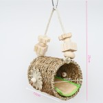 Bird Nest Factory - Wooden Swing Grass Woven Creative Custom OEM