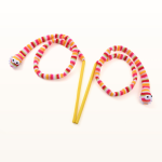 Pet Toy Manufacturer - Rainbow Snake Stuffed Bell Funny Stick Custom