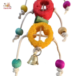 Bird Toy Accessory Manufacturer - Plant Fiber Loofah Cage Toy Custom
