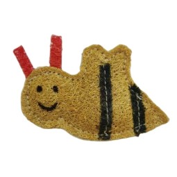 Pet Toys Supplier - Bee Shape Loofah Animal Toy Custom Design