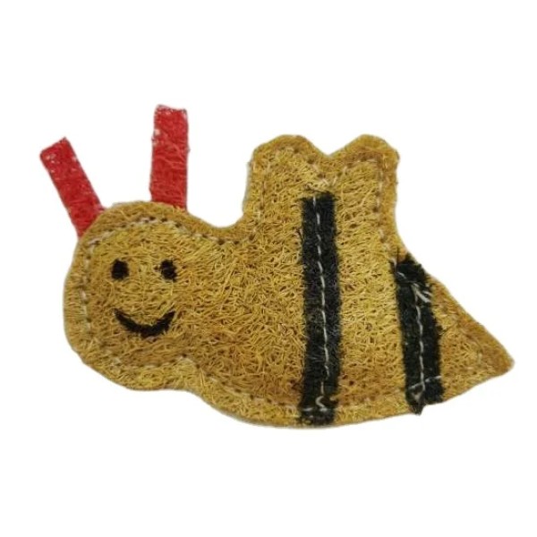 宠物玩具厂家-蜜蜂形丝瓜动物玩具可定制设计