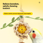 Parrot Toys Factory - Rattan Ball Pinecone Chew Toy Custom Design