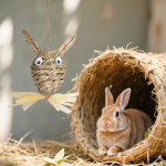 Pet Toy Supplier - Woven Grass Balls Forest Theme Rabbit Custom OEM