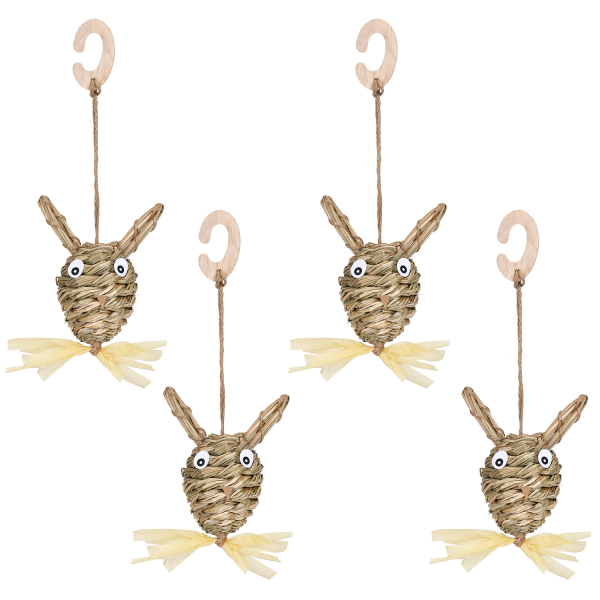 Pet Toy Supplier - Woven Grass Balls Forest Theme Rabbit Custom OEM