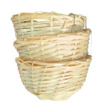 Bird Nest Supplier - Bamboo Woven Winter Set Animal Pattern Custom