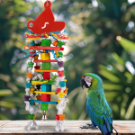 Bird Chew Toys Manufacturer - Colorful Wood Swing Beads Custom OEM
