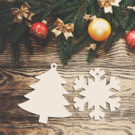 Dog Chew Toys Manufacturer - Wood Bone Ball Christmas Decorations Custom