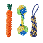 Pet Chew Toys Factory - Cotton Ball Nylon Rope Puppy Teething Custom