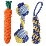 Pet Chew Toys Factory - Cotton Ball Nylon Rope Puppy Teething Custom