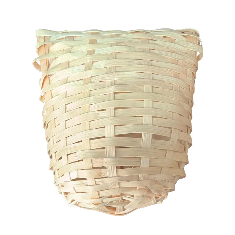 Bird Nest Supplier - Bamboo Woven Winter Set Animal Pattern Custom