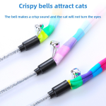 Cat Chew Toys Manufacturer - Rainbow Cloth Strips Durable Chew Custom