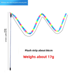 Cat Chew Toys Manufacturer - Rainbow Cloth Strips Durable Chew Custom