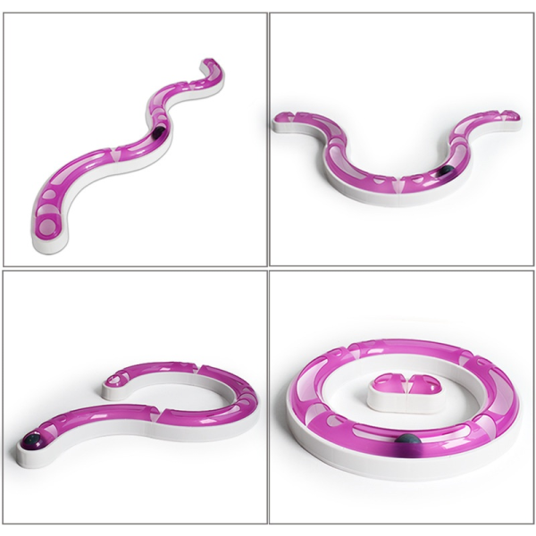 Pet Toy Manufacturer - Deformable Plastic Race Track Ball Custom Design