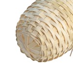 Bird Nest Supplier - Bamboo Woven Winter Set Animal Pattern Custom