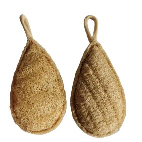 Dish Scrubber Manufacturer - Coconut Fiber Loofah Water Drop Custom
