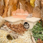 Pet Nest Supplier - Wooden House for Hamsters Animal Pattern Custom