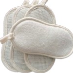 Natural Loofah Supplier - Oval Body Scrubber 4x6 Custom Logo