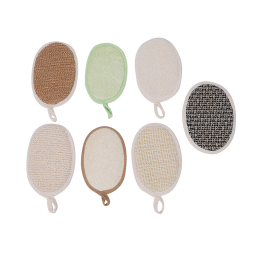 Loofah Slices Factory - Body Wash Scrub Pads Oval Shape Custom