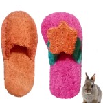 Pet Chew Toys Manufacturer - Loofah Slipper Shape Hamster Custom