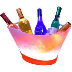 Ice Bucket Supplier - Acrylic Insulated Beverage Tub LED