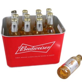 Beer Bucket Factory - Galvanized Metal Tin with Handle Custom