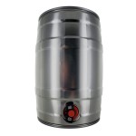 啤酒桶厂家-5L圆形啤酒容器桶