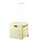 折叠车厂家-杂货滚轮多功能洗衣篮