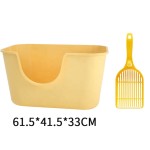 猫砂盆厂家-大号塑料盆猫咪厕所