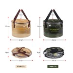 PVC桶厂家-旅行露营钓鱼折叠桶