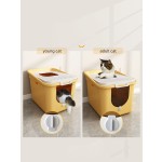 猫砂盆厂家-批发开放式室内猫厕所