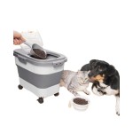 Pet Food Storage Supplier - Large Capacity Airtight Foldable Bin