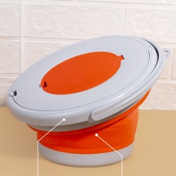 Collapsible Bucket Manufacturer - 10L Round Silicone Water Bucket