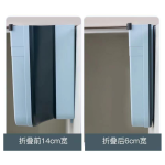 垃圾桶厂家-壁挂式方形塑料可折叠