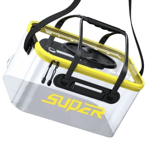 活鱼桶厂家-折叠透明鱼容器