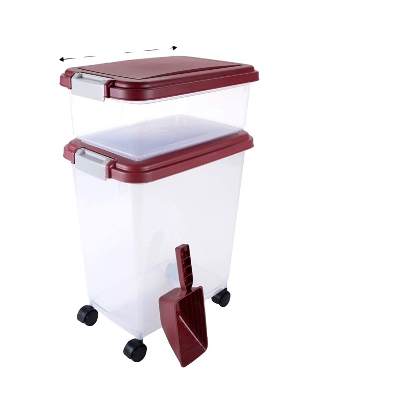 Pet Food Container Factory - Portable with Measuring Cup Handle