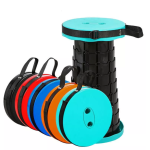 折叠凳厂家-伸缩可缩塑料椅