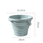 折叠桶厂家-圆形塑料10升水拖把桶
