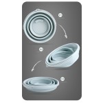 折叠桶厂家-圆形塑料10升水拖把桶