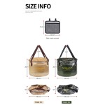 PVC桶厂家-旅行露营钓鱼折叠桶