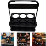 饮料提架厂家-6罐装可重复使用可折叠带把手