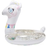 泳池浮具玩具厂家-充气游泳圈彩色