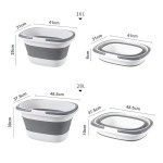 拖把桶厂家-3加仑长方形PP排水桶