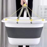 拖把桶厂家-3加仑长方形PP排水桶