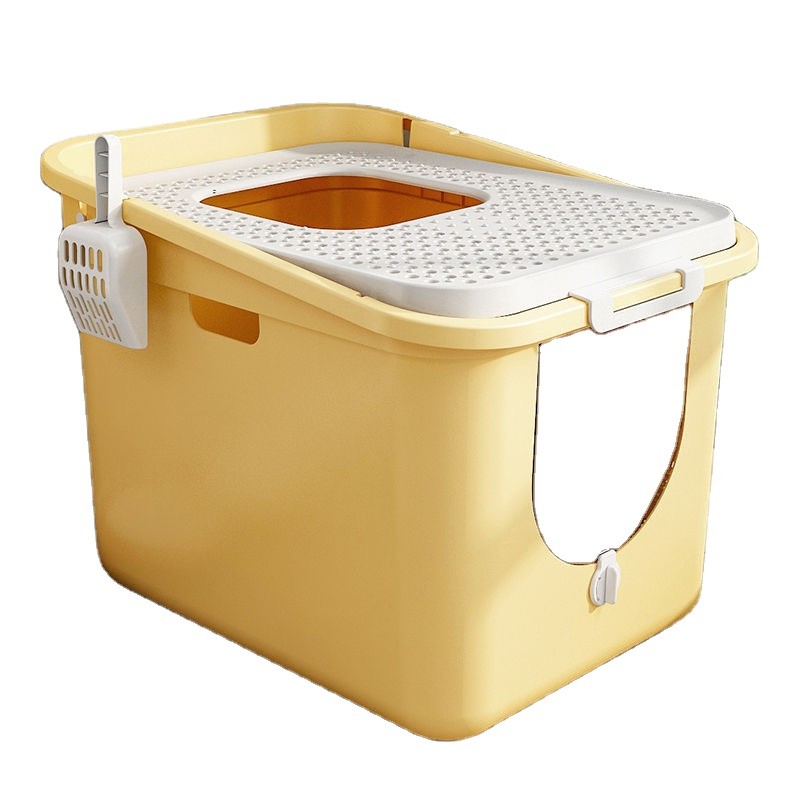 猫砂盆厂家-批发开放式室内猫厕所