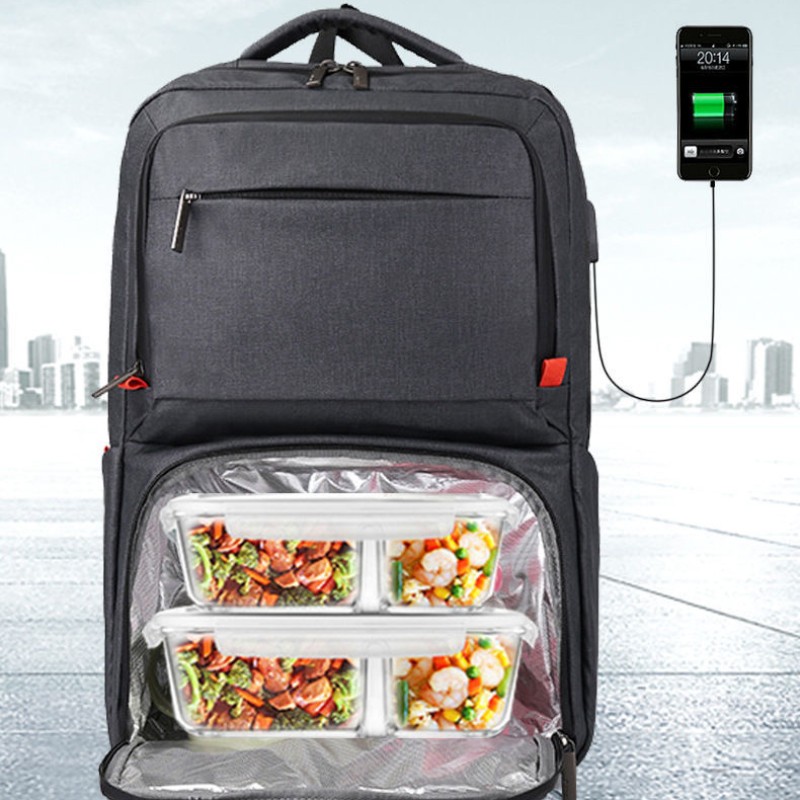 Insulated Lunch Bag Manufacturer - Custom Large Backpack for Food Delivery