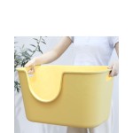 猫砂盆厂家-大号塑料盆猫咪厕所