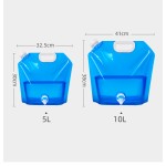 水袋厂家-5L 10L HDPE带把手可定制